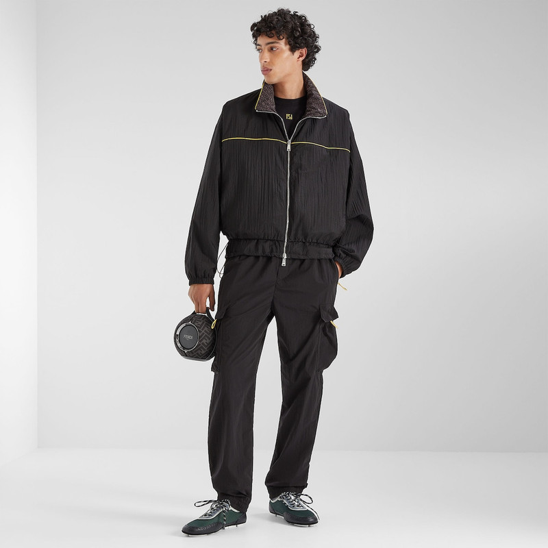 FENDI T-Shirt Black cotton T-shirt outlook