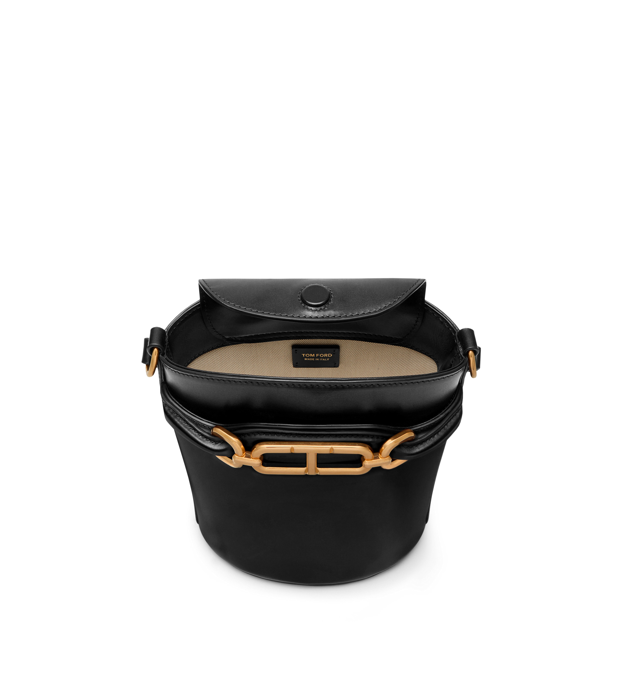 TOM FORD Whitney Small Bucket Bag in Leather