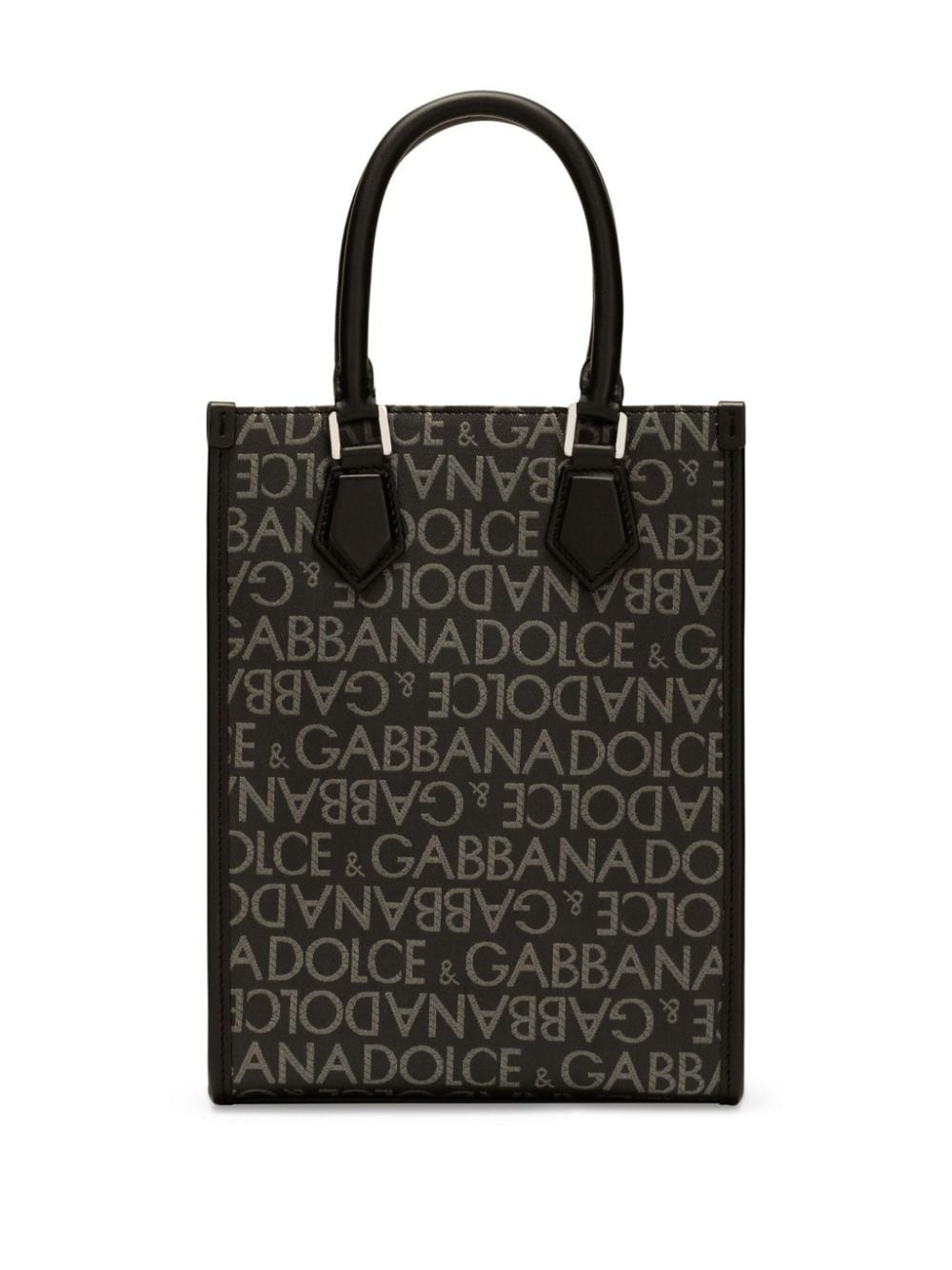 logo-print cotton-blend tote bag - 3