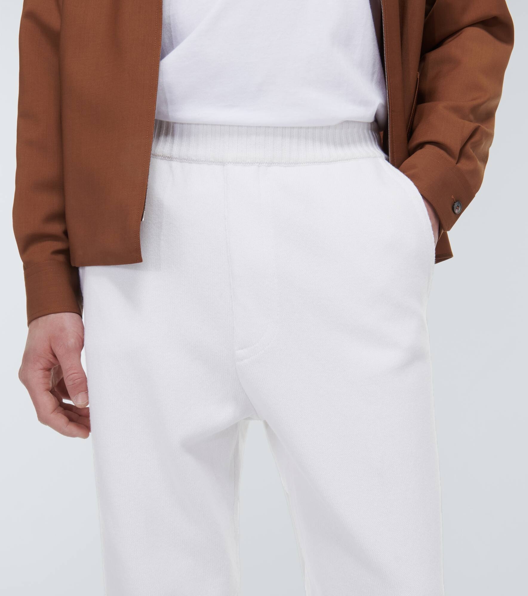 Cashmere and cotton sweatpants - 5