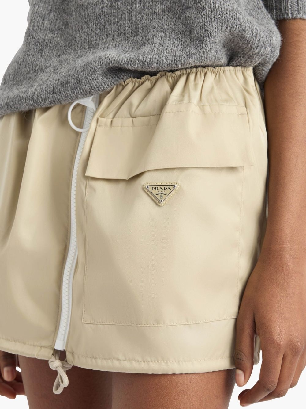 Re-Nylon mini skirt - 6