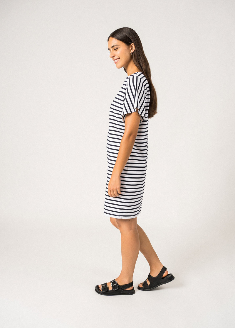 CASSIS Nautical Stripe Dress 4