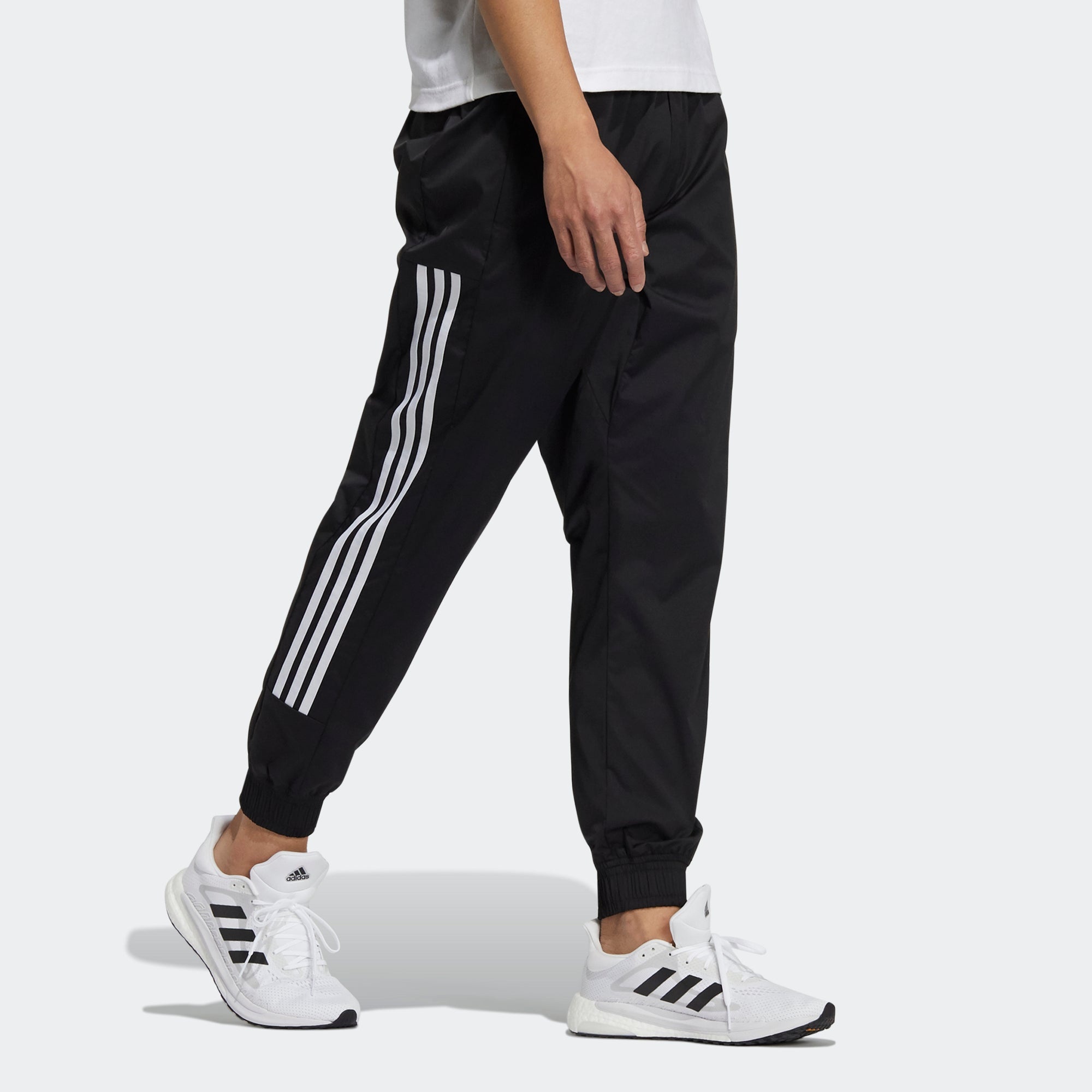 adidas Summer Wv Pants Sports Woven Bundle Feet Long Pants Black HD0351 - 4