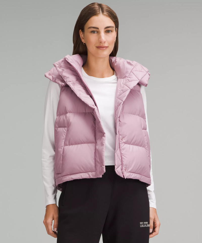 Wunder Puff 600-Down-Fill Cropped Vest 1