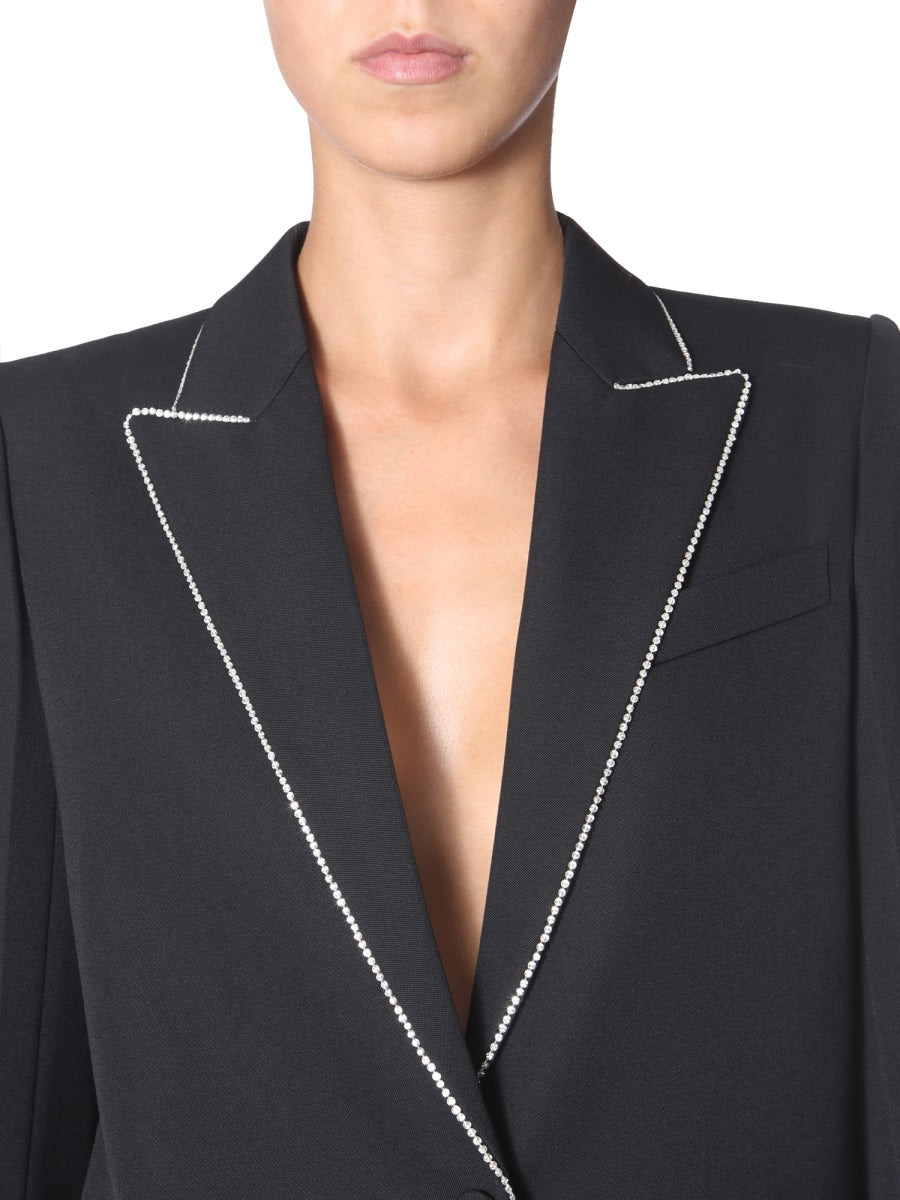 Givenchy Women Wool Blazer With Strass - 3
