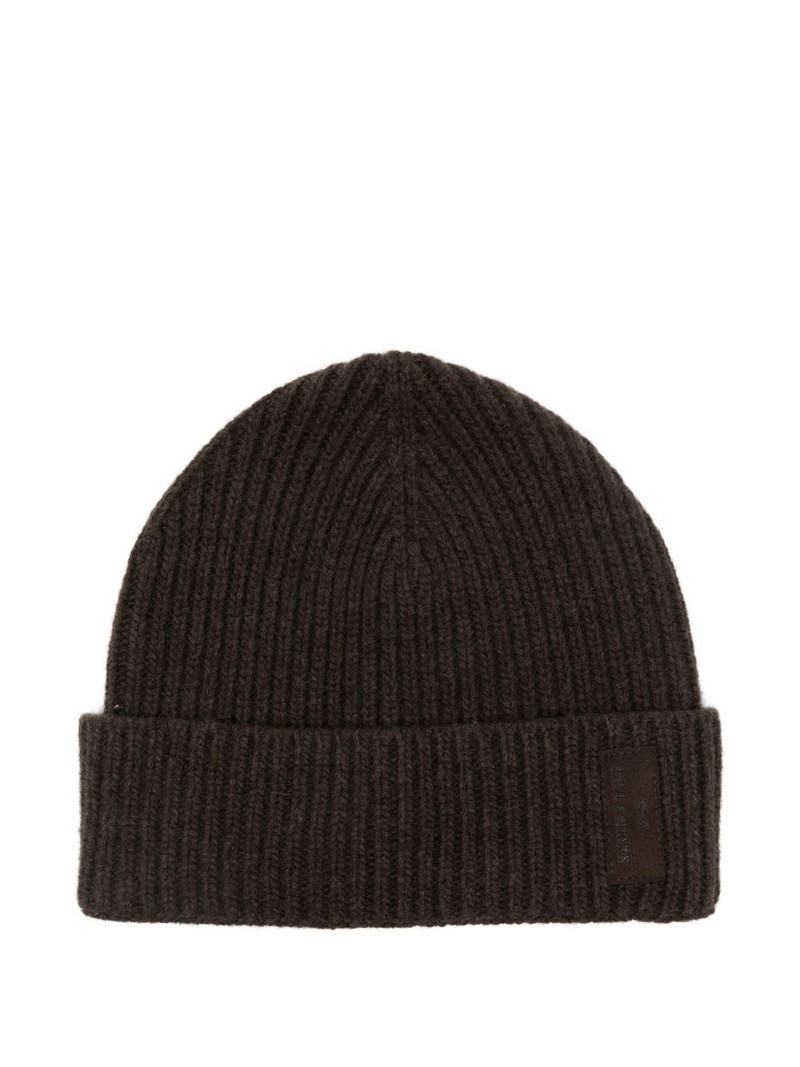 ribbed wool beanie 1