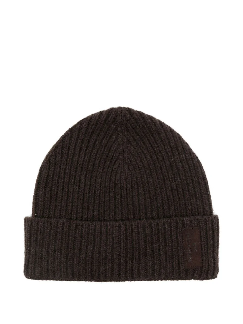 ribbed wool beanie - 1