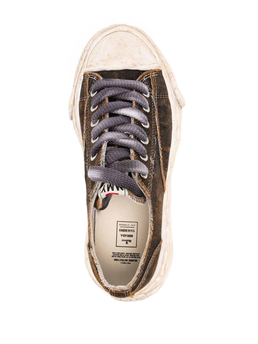 PETERSON 23 Original Sole Wash Denim Low Sneakers - 4