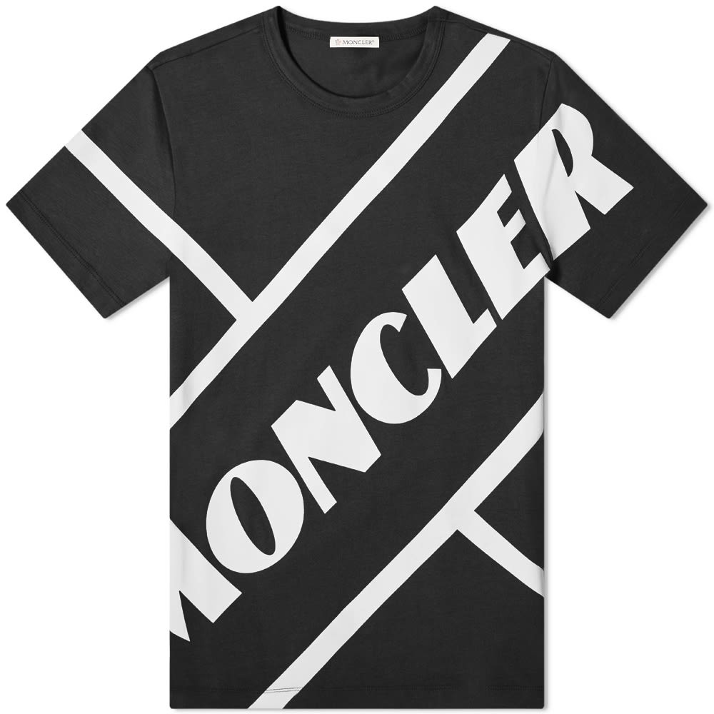 Moncler Stripe Logo Tee - 1