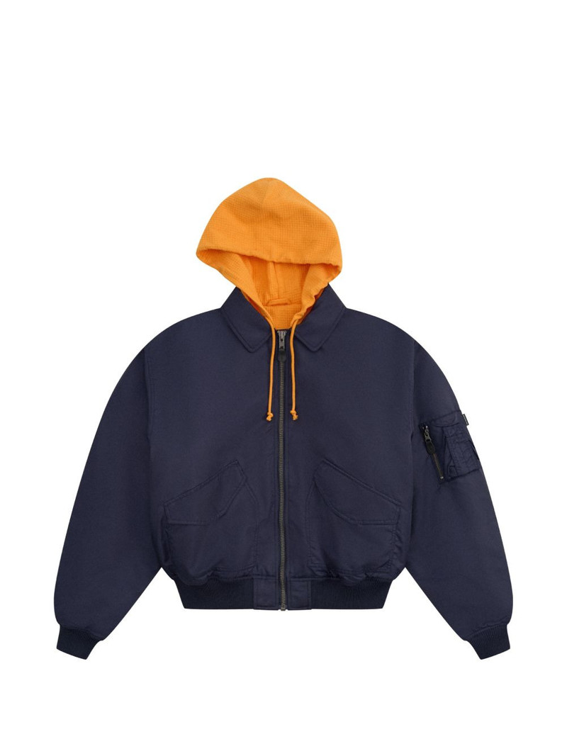 padded hooded bomber jacket 1