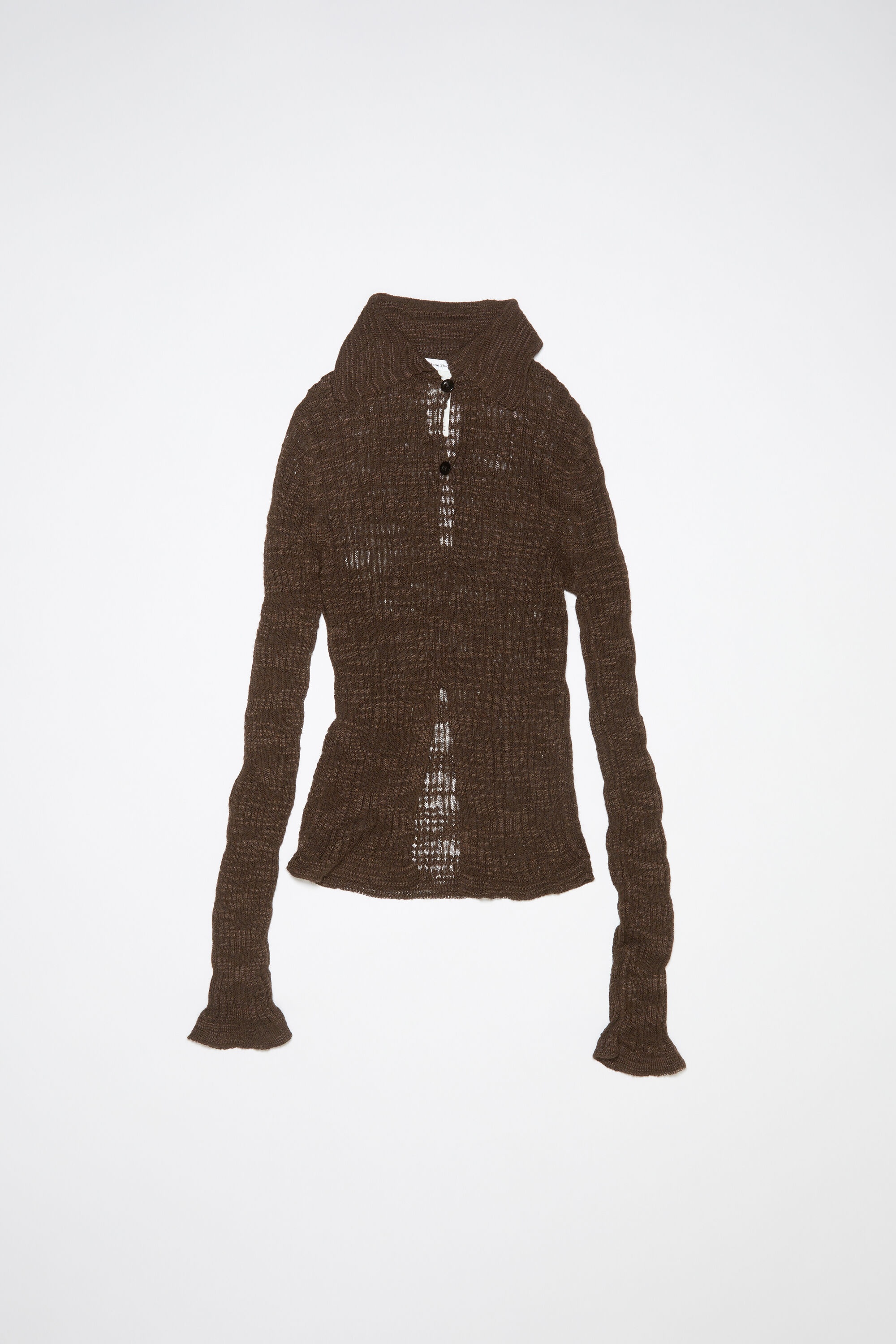 Wide rib jumper - Dark brown - 5