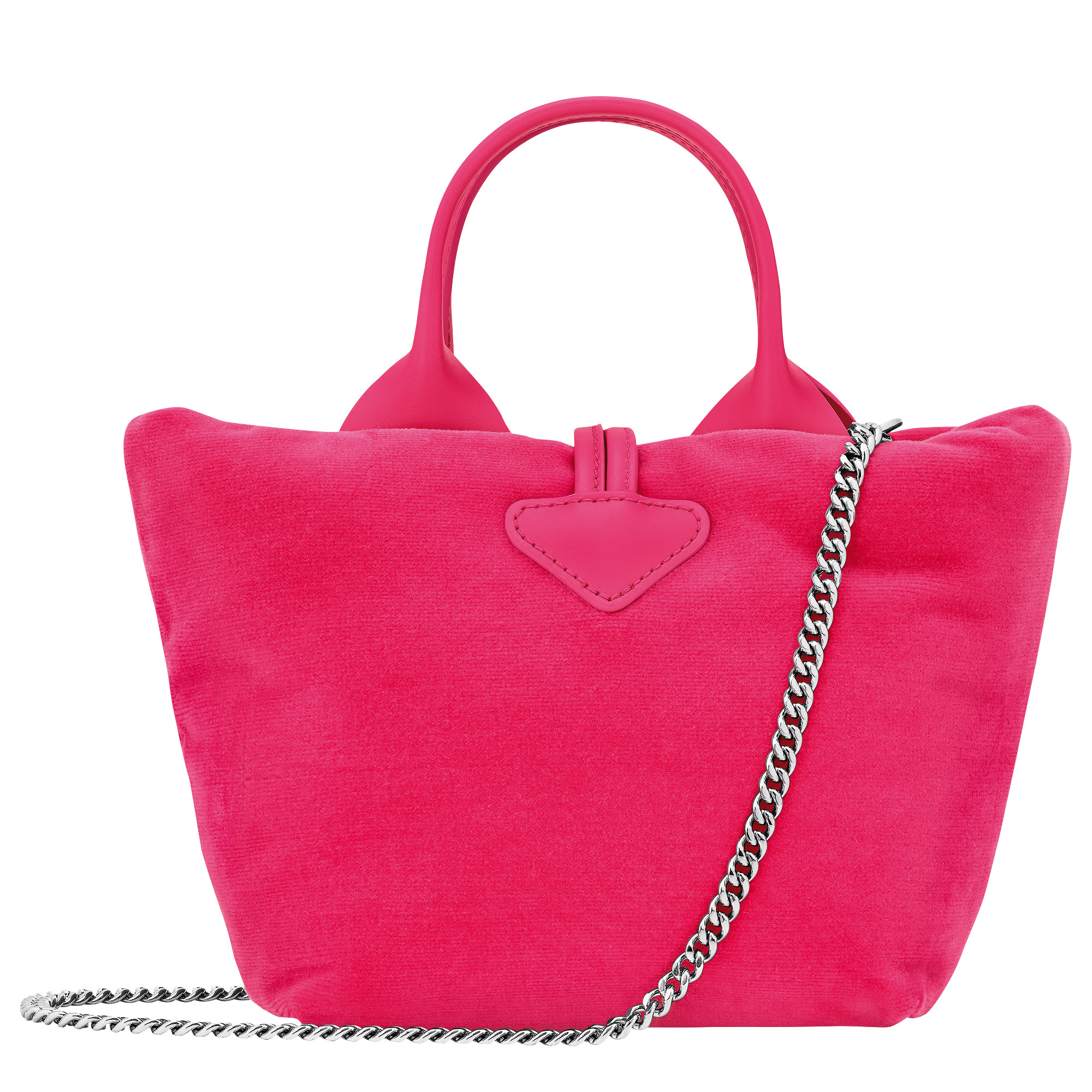 Le Roseau XS Handbag Pink - Canvas - 4