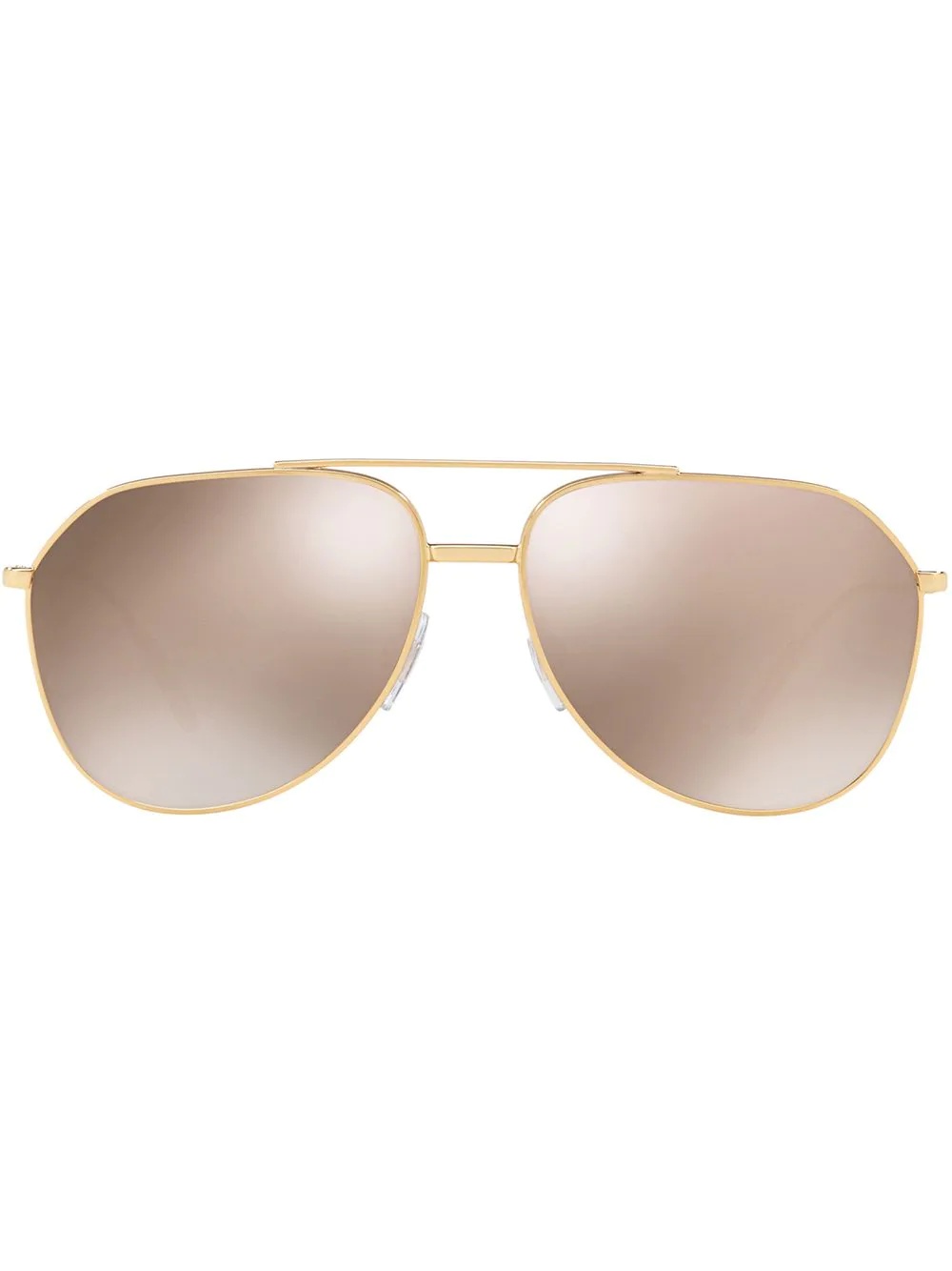 aviator-frame tinted sunglasses - 1