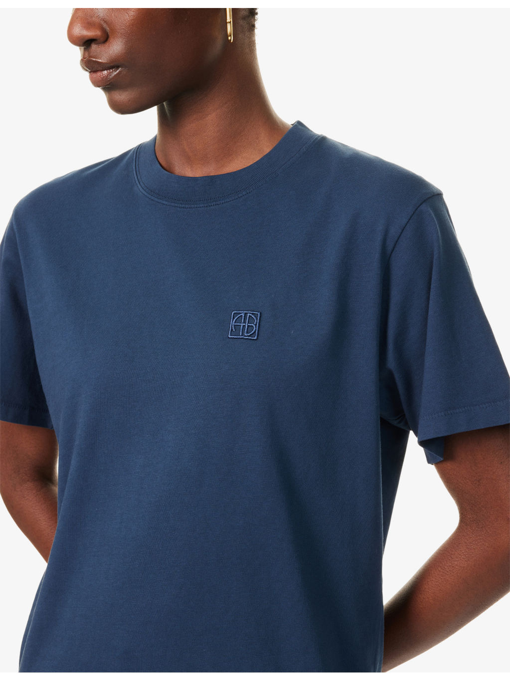 Lili Monogram Cotton-Jersey T-Shirt - 5
