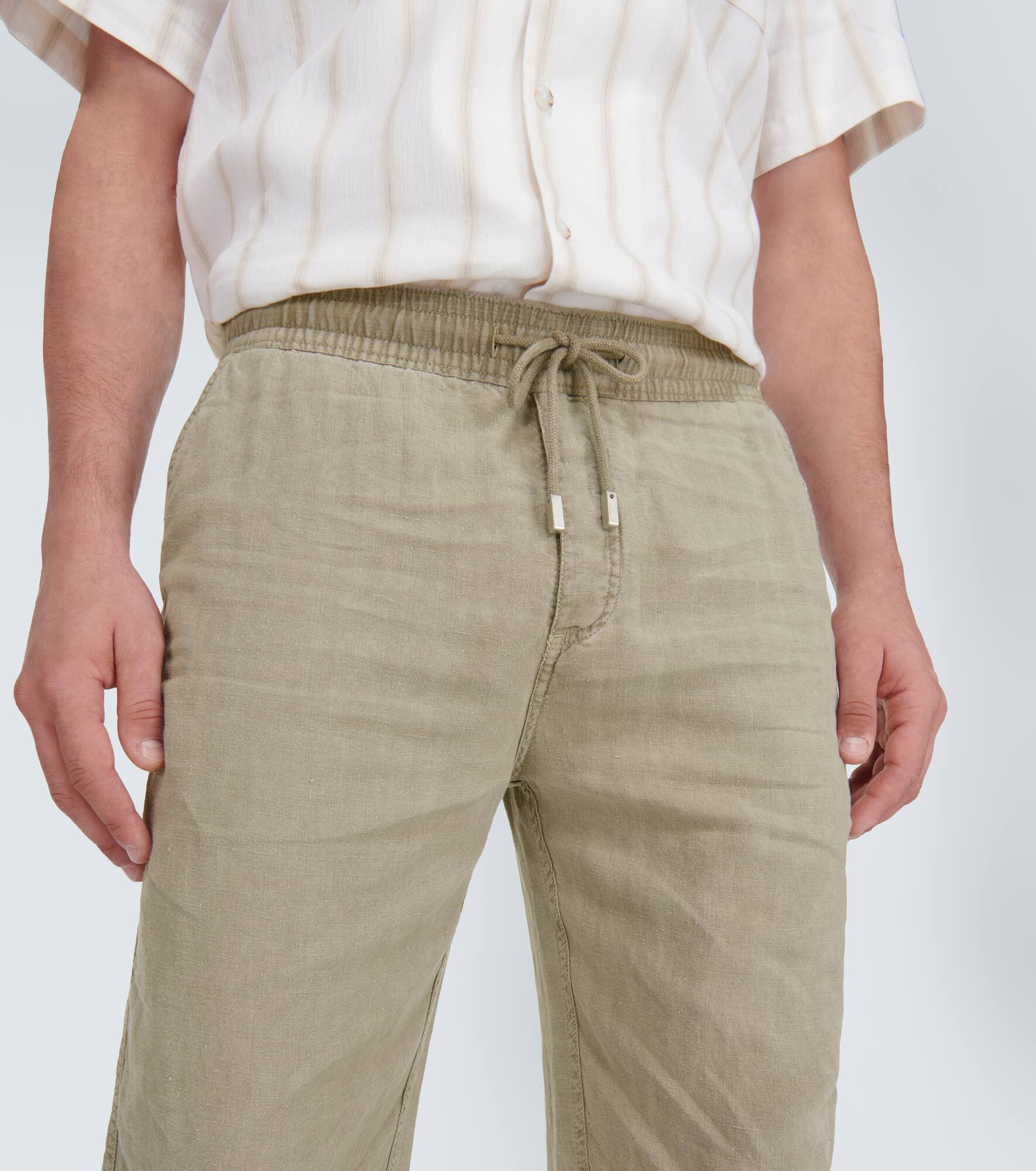 Pacha linen straight pants - 5