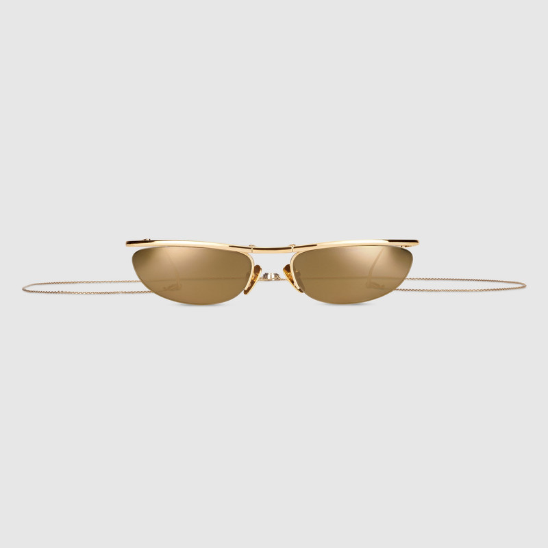 GG2157S Foldable oval-shaped sunglasses 1