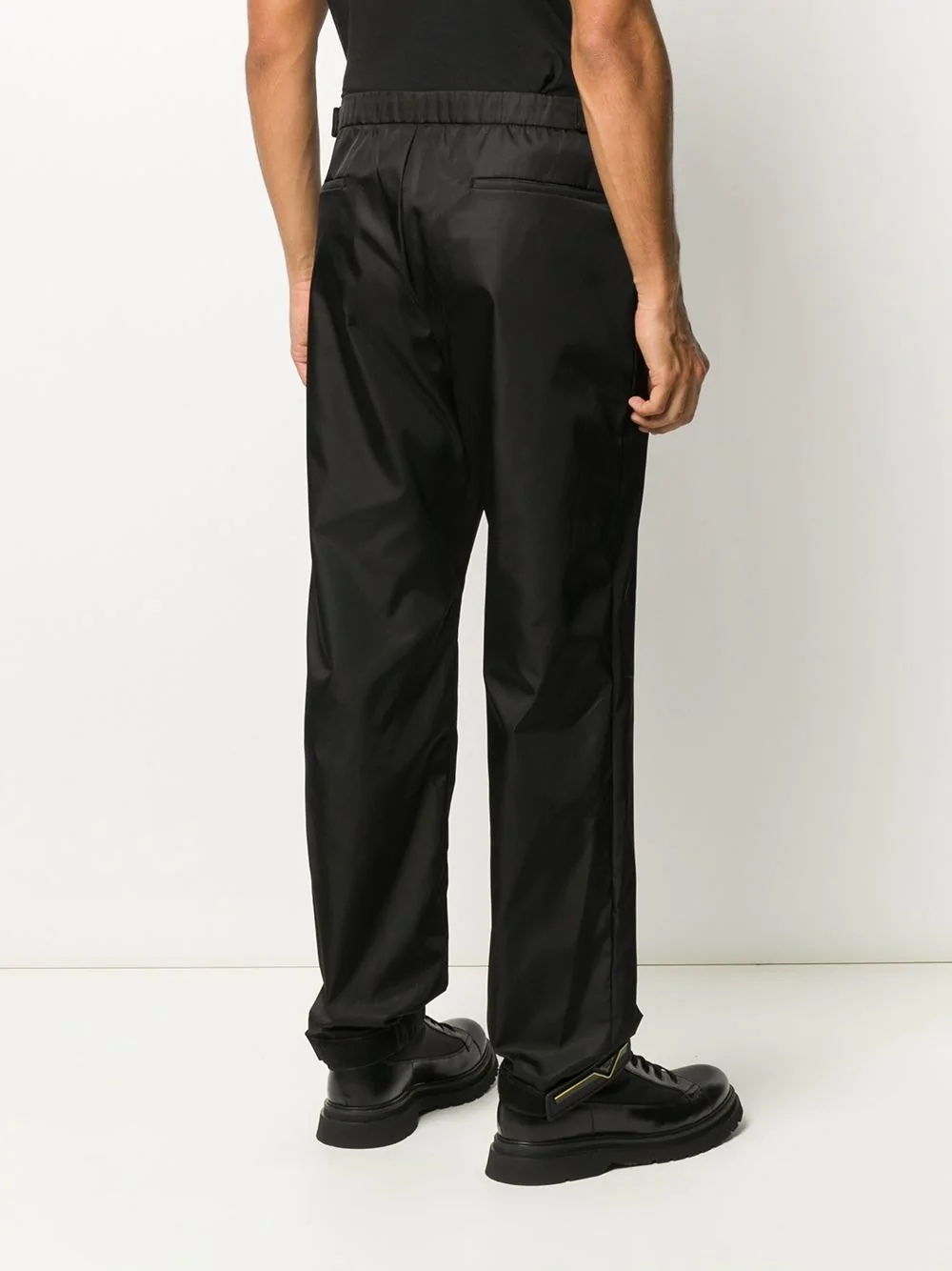 elasticated waistband trousers - 4