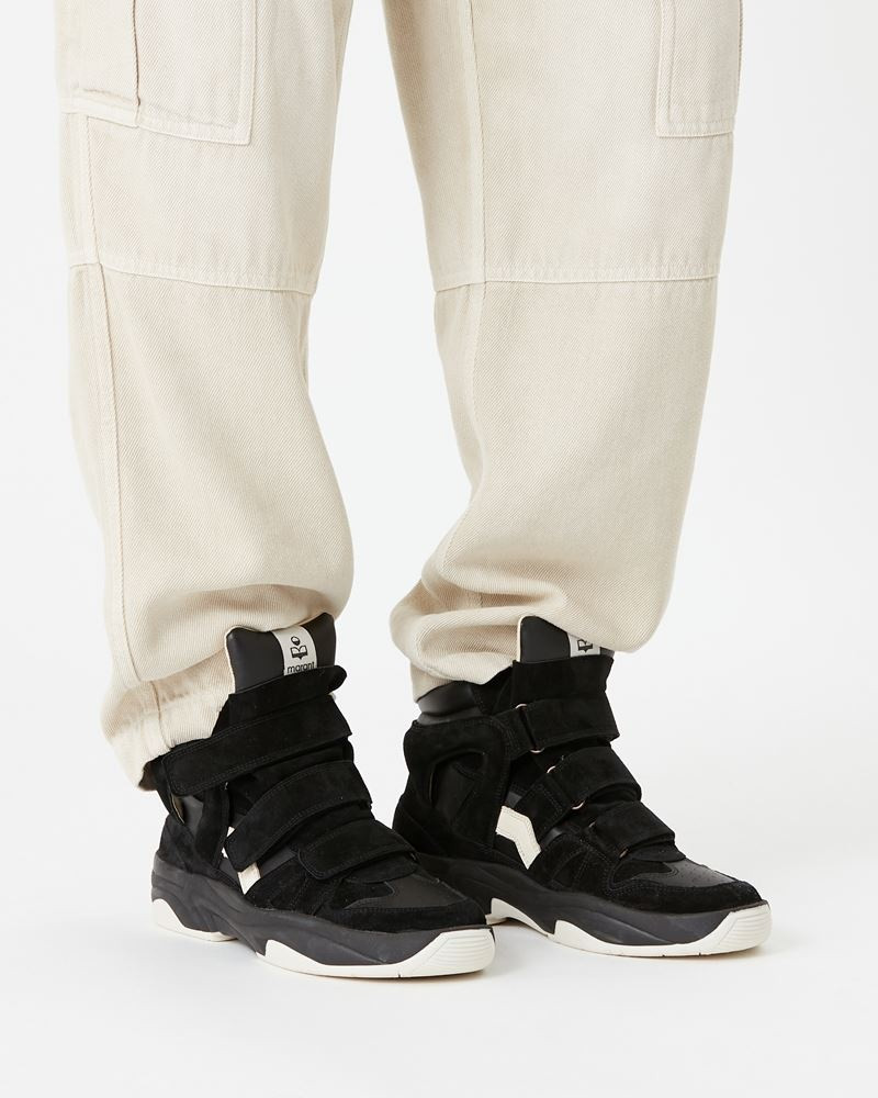 Isabel Marant BUMKEEH LEATHER SNEAKERS outlook