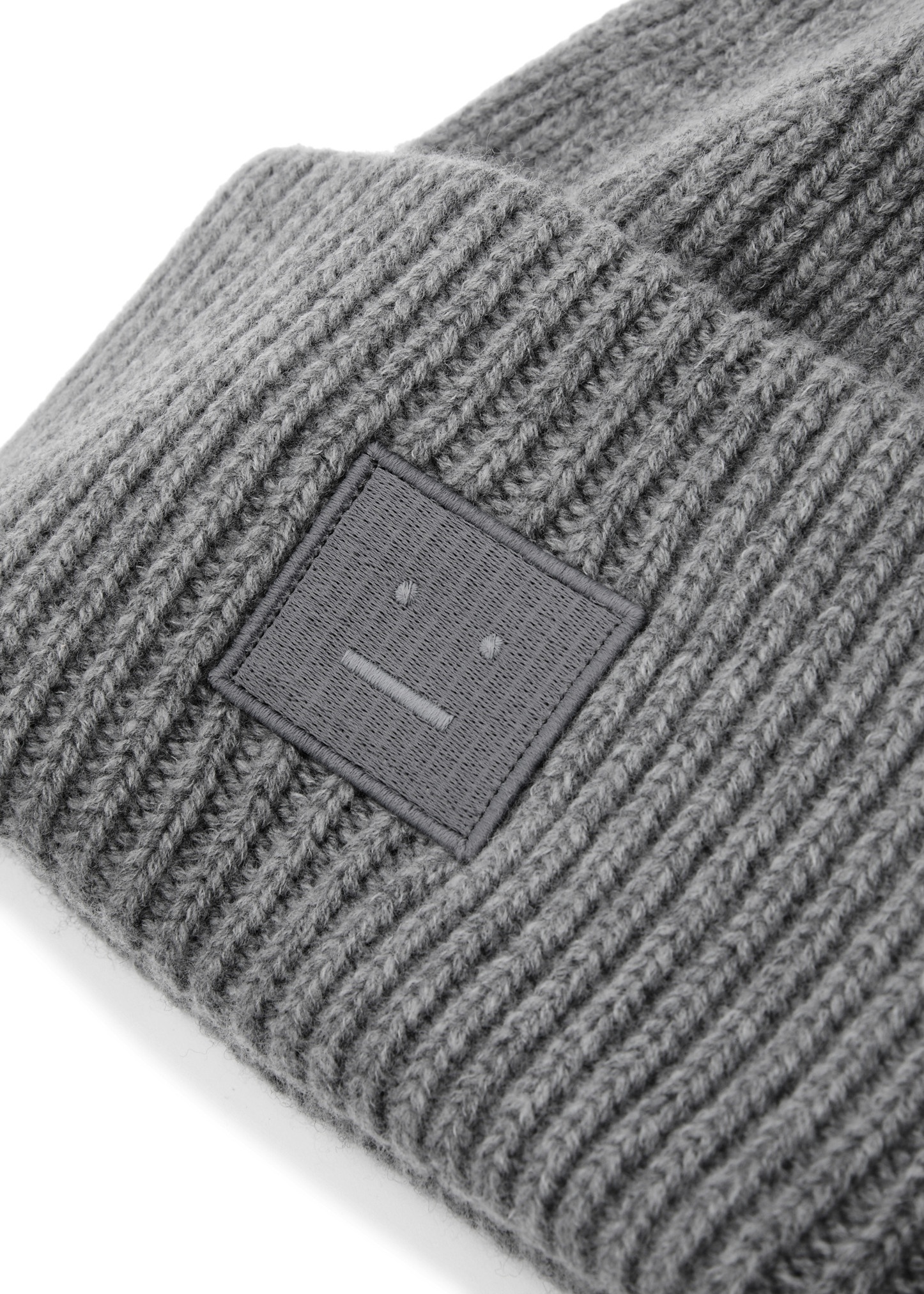 Pansy logo ribbed wool beanie - 3