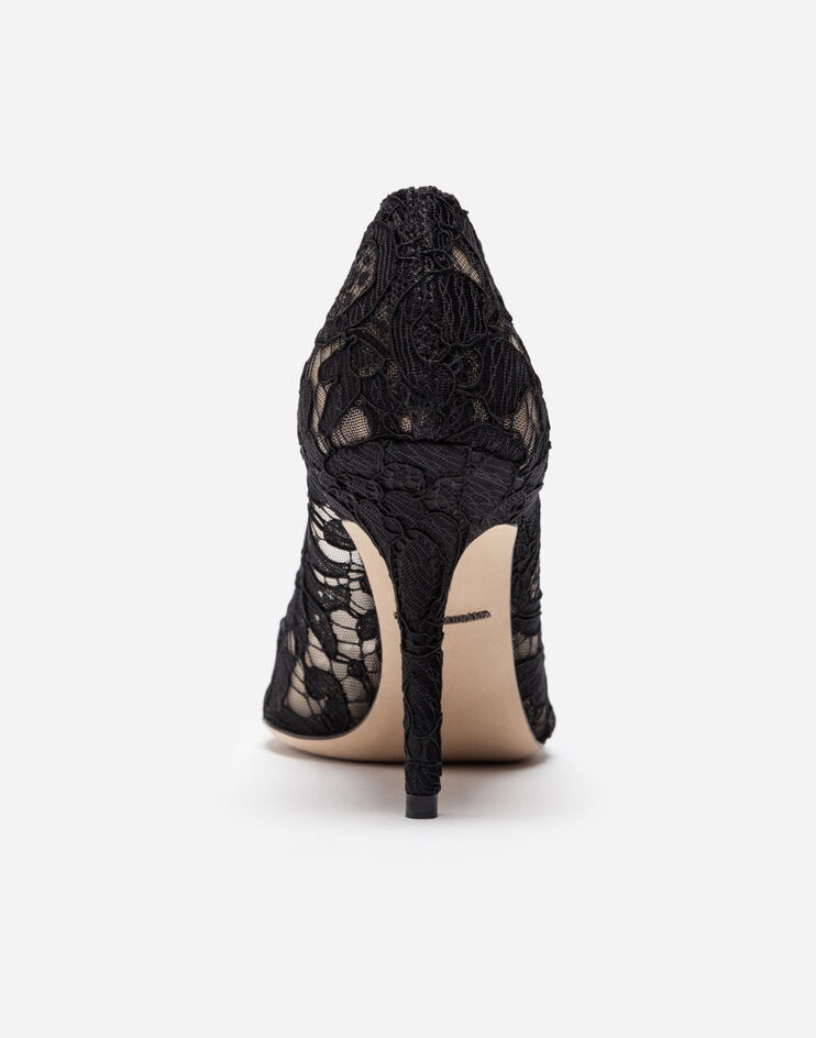 Pump in Taormina lace with crystals - 4