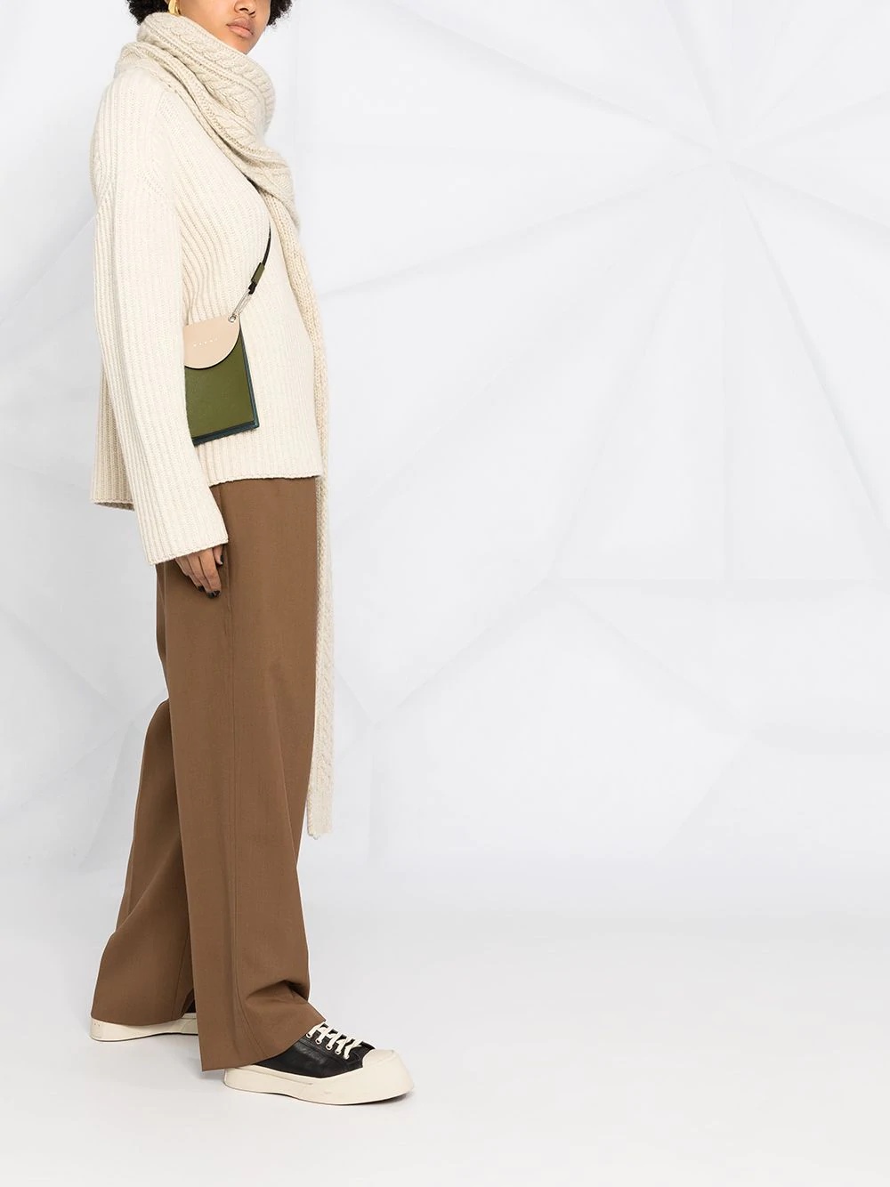 tailored wide-leg trousers - 6