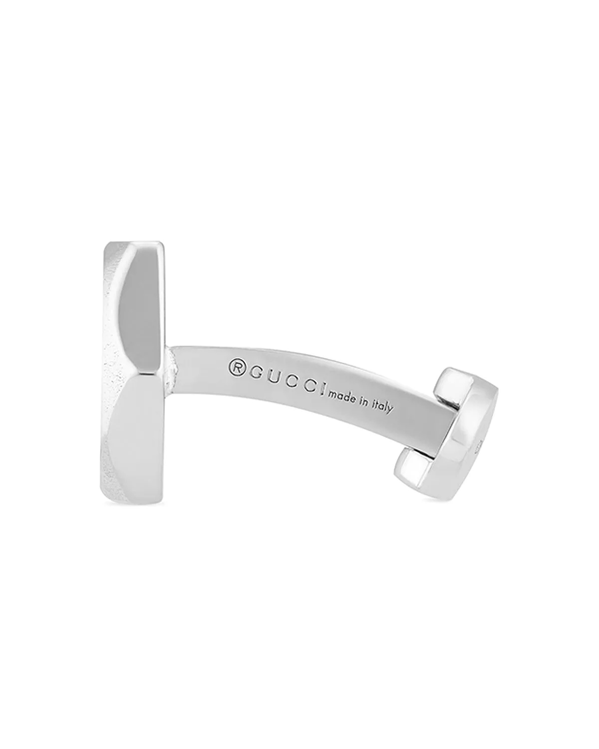 Men's Sterling Silver Trademark Hexagon Cufflinks - 2