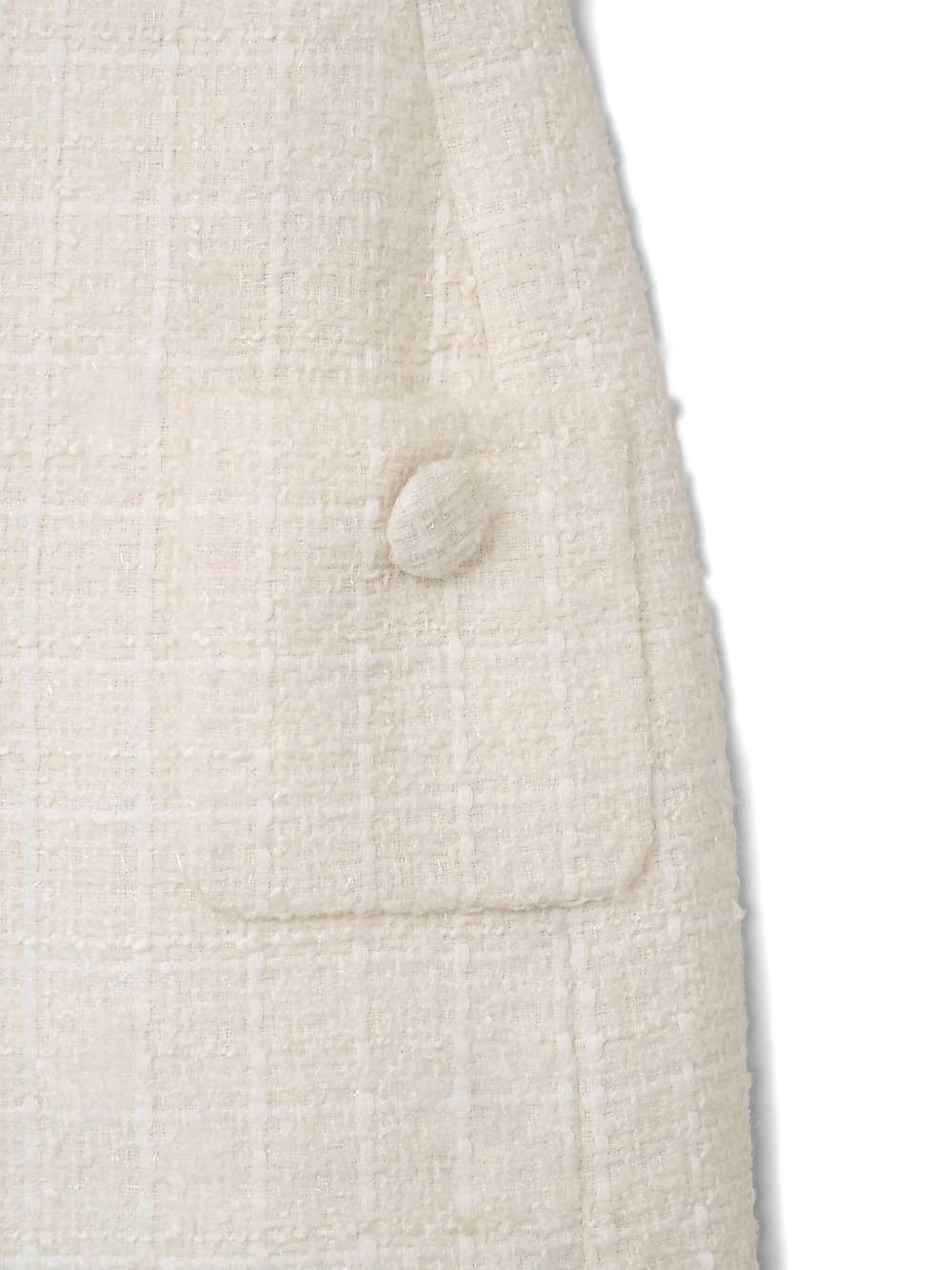 tweed pocket mini dress - 5