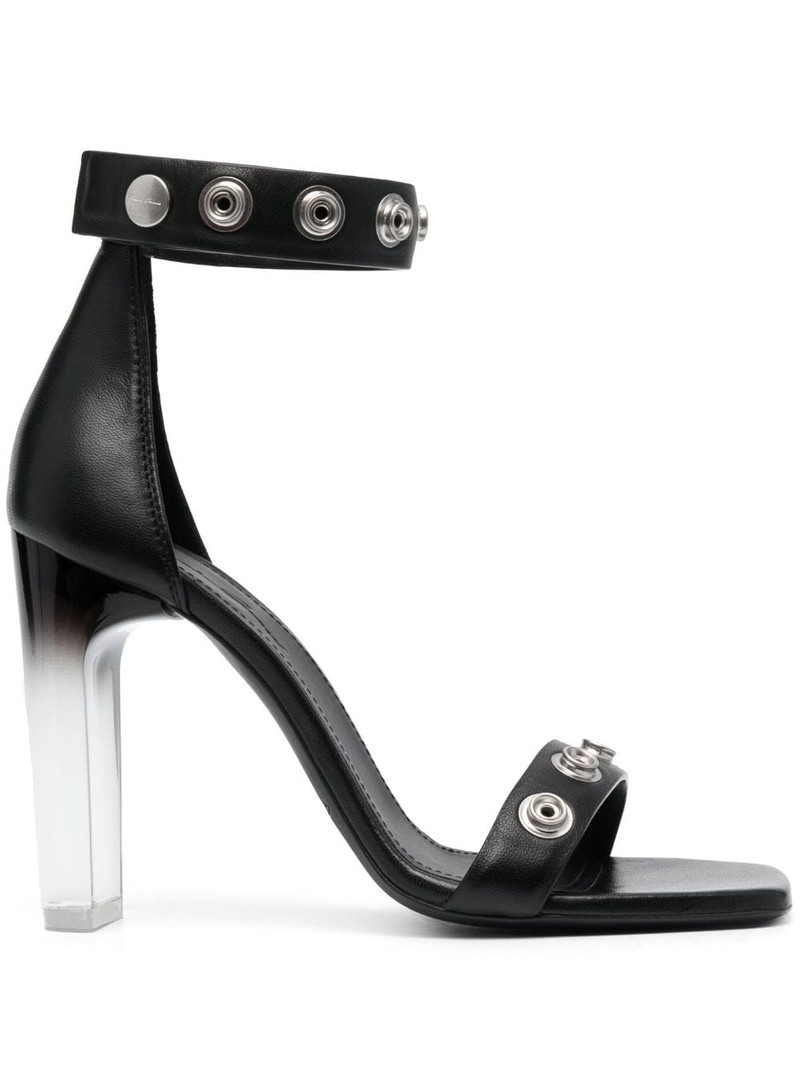 100mm eyelet-detail sandals 1