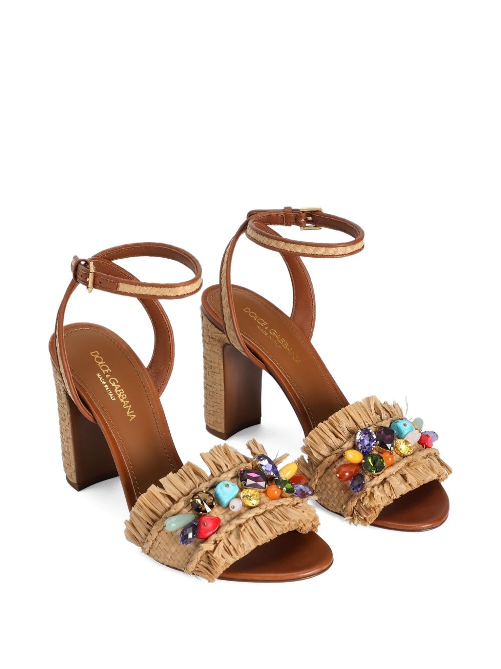 90mm fringe-detail sandals - 2