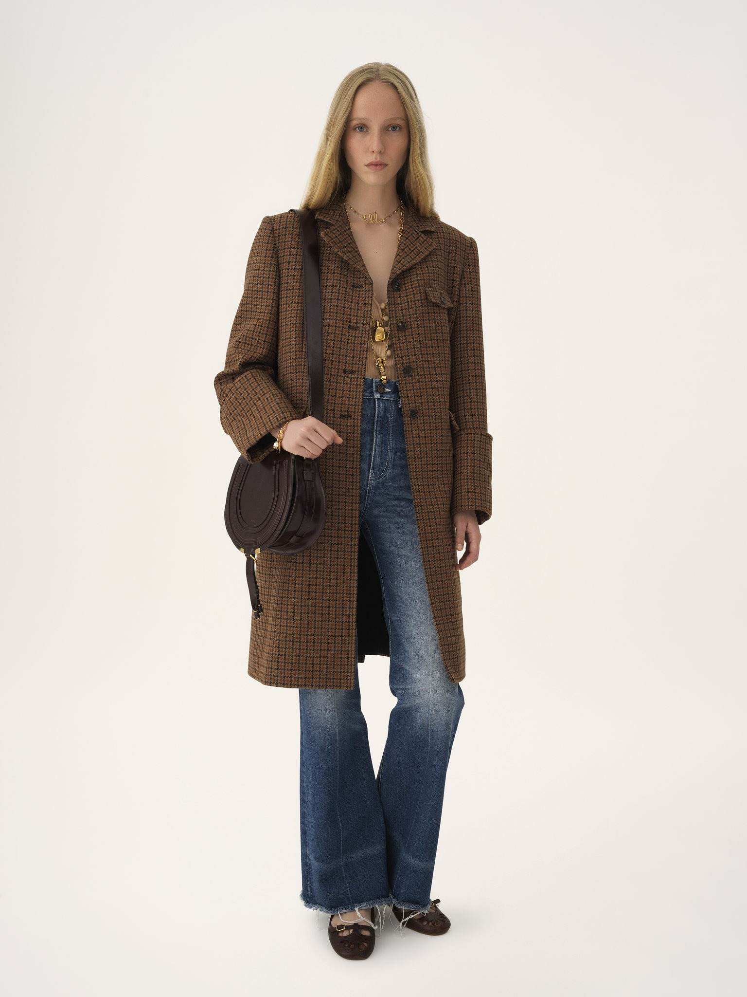 MARCIE SADDLE BAG IN SHINY LEATHER - 7
