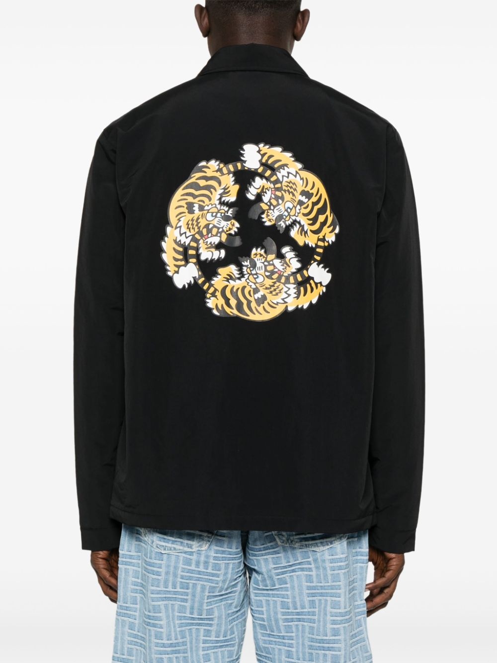 tiger-motif jacket - 4