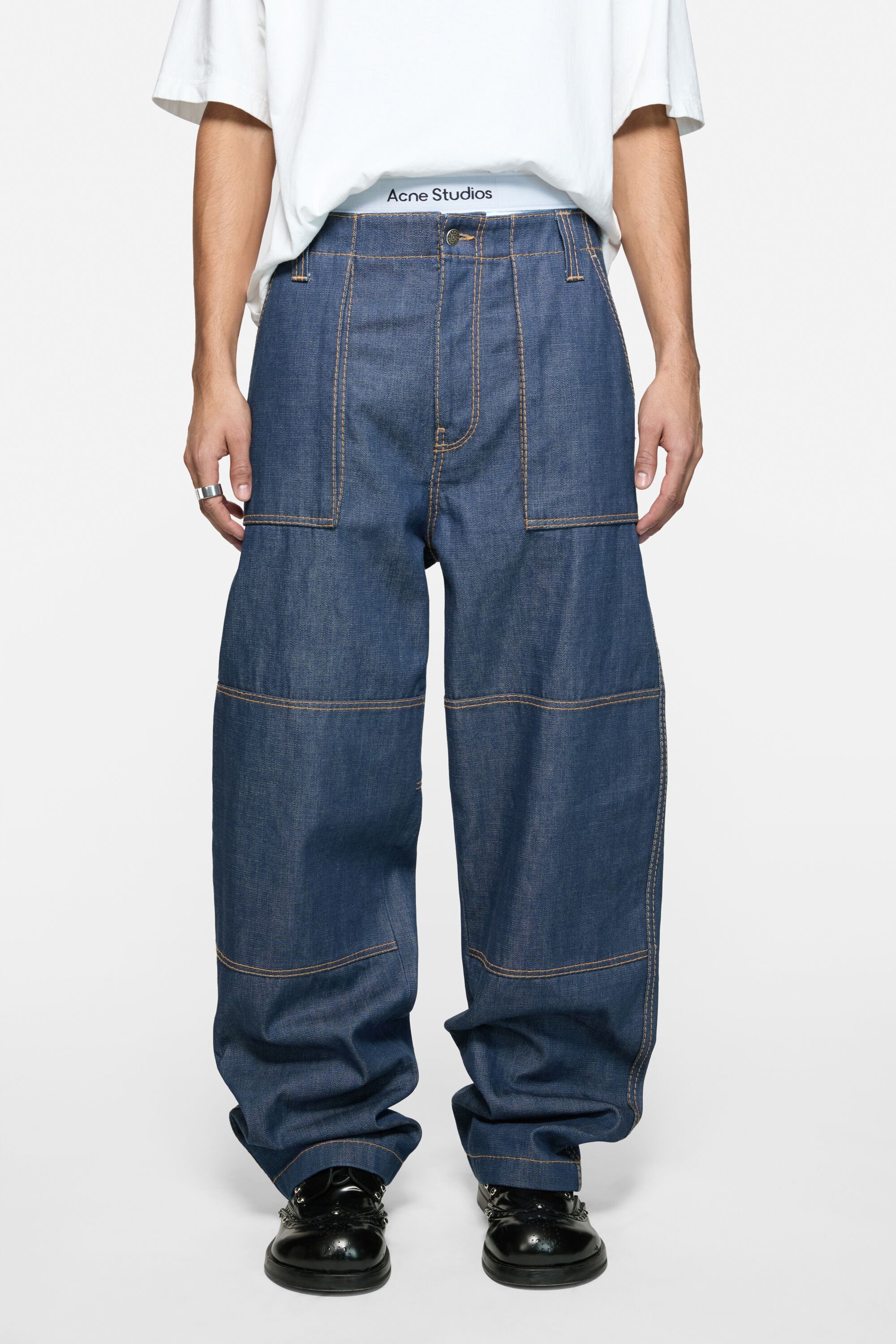 Denim trousers - Indigo blue - 3