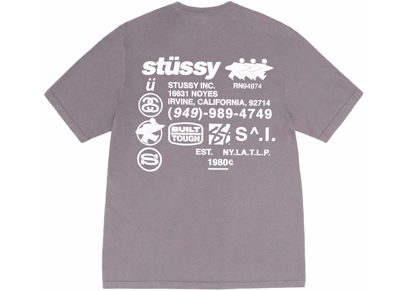 Stussy DNA Pigment Dyed Tee Shark - 1