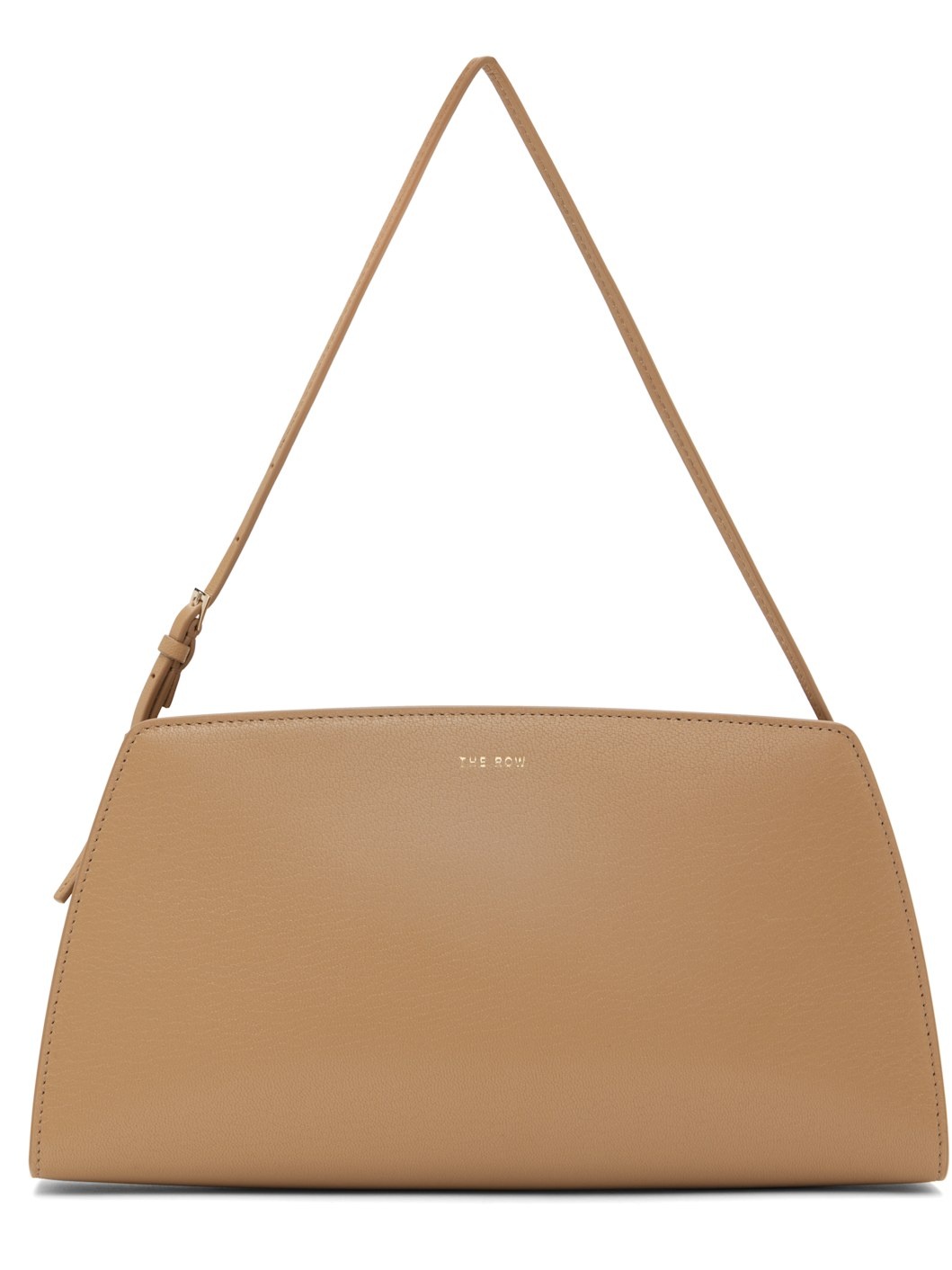 Tan Dalia Baguette Bag - 1
