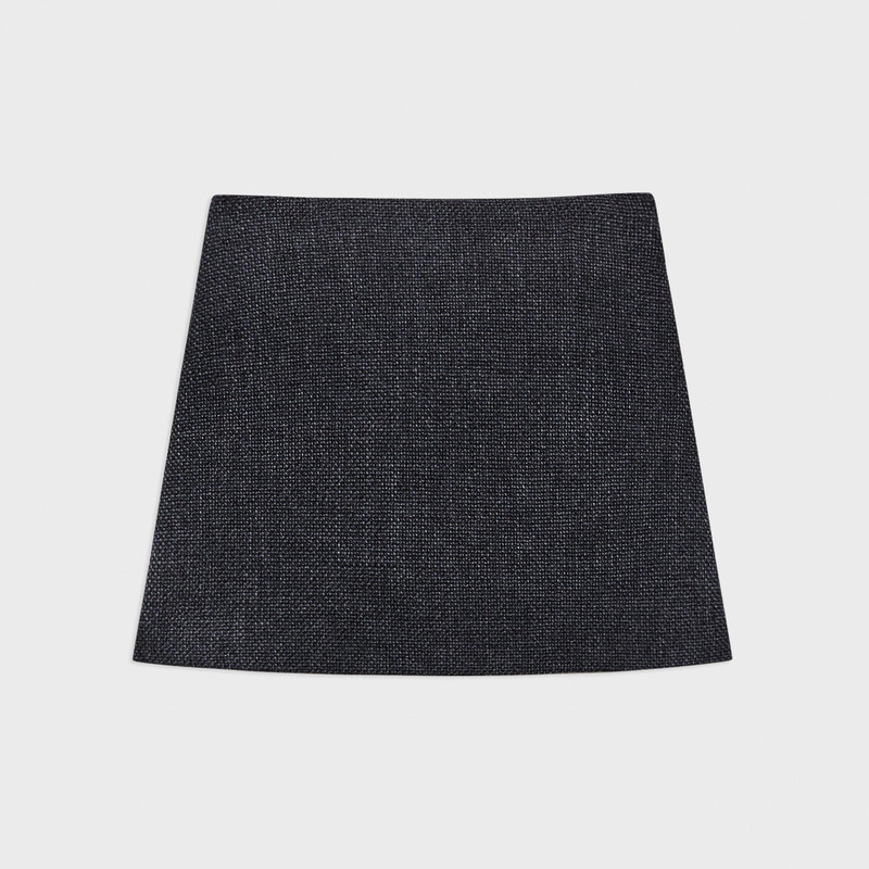 High-Waist Mini Skirt in Tweed 1
