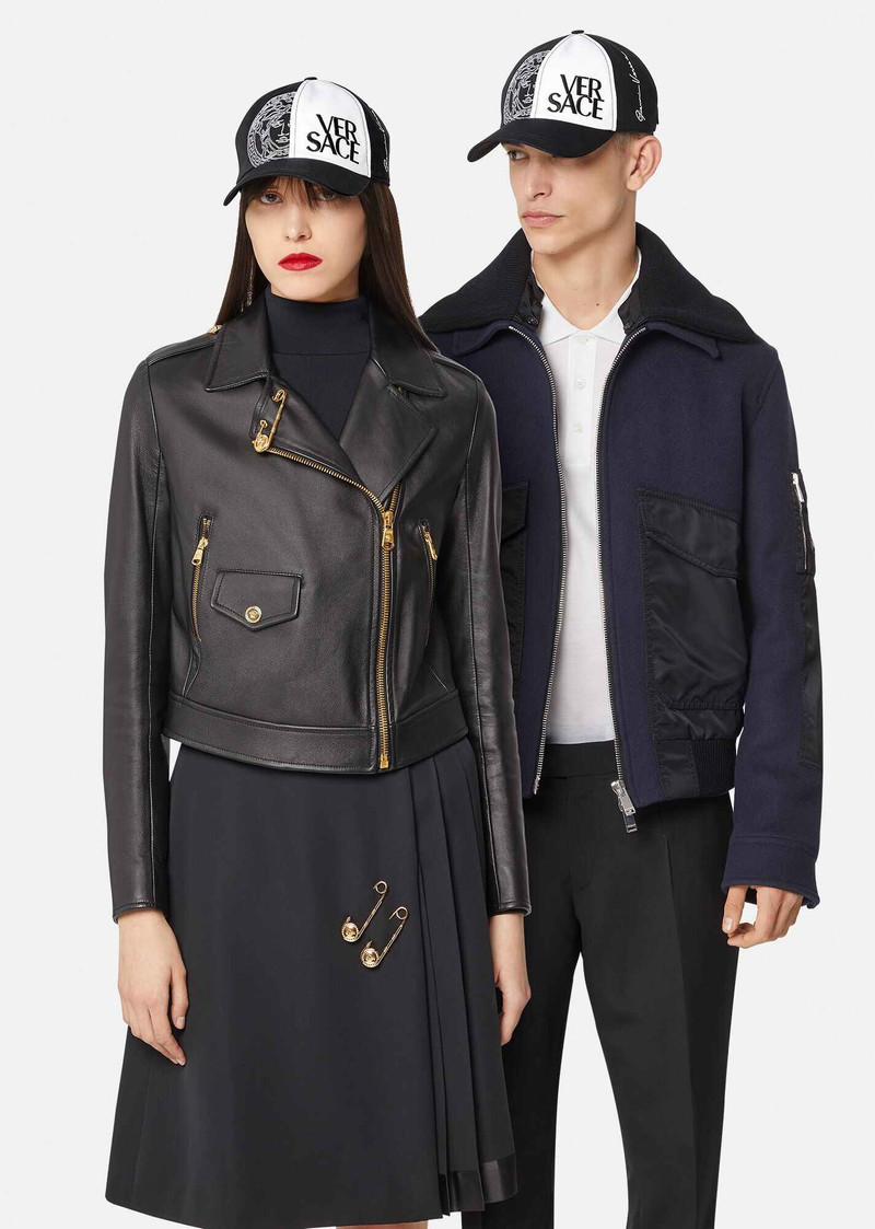 VERSACE Medusa Logo Embroidered Cap outlook