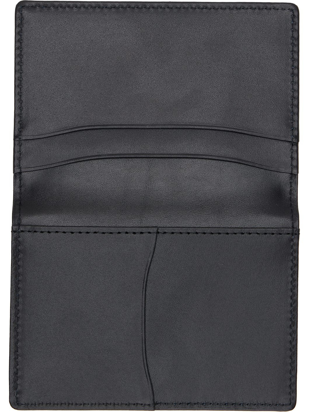 Black Leather Card Holder - 3