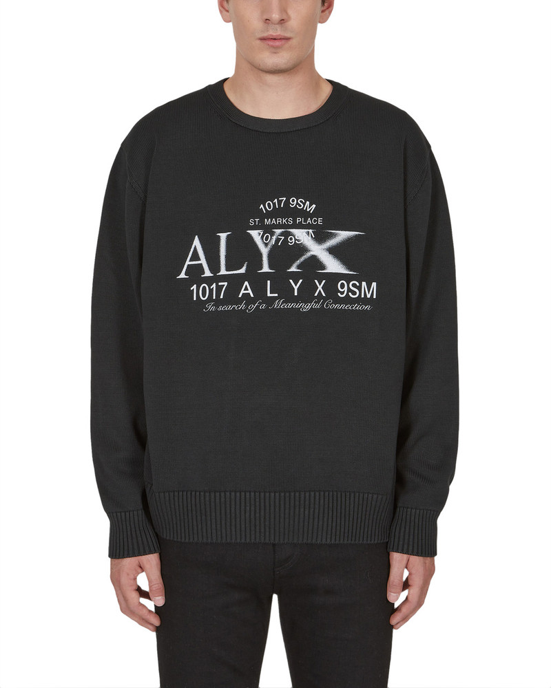 1017 ALYX 9SM GRAPHIC CREWNECK SWEATER outlook