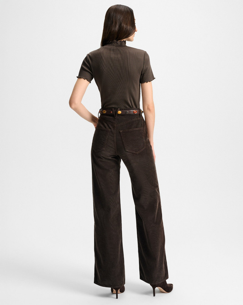 TAYLOR CORDUROY WIDE-LEG PANT 6