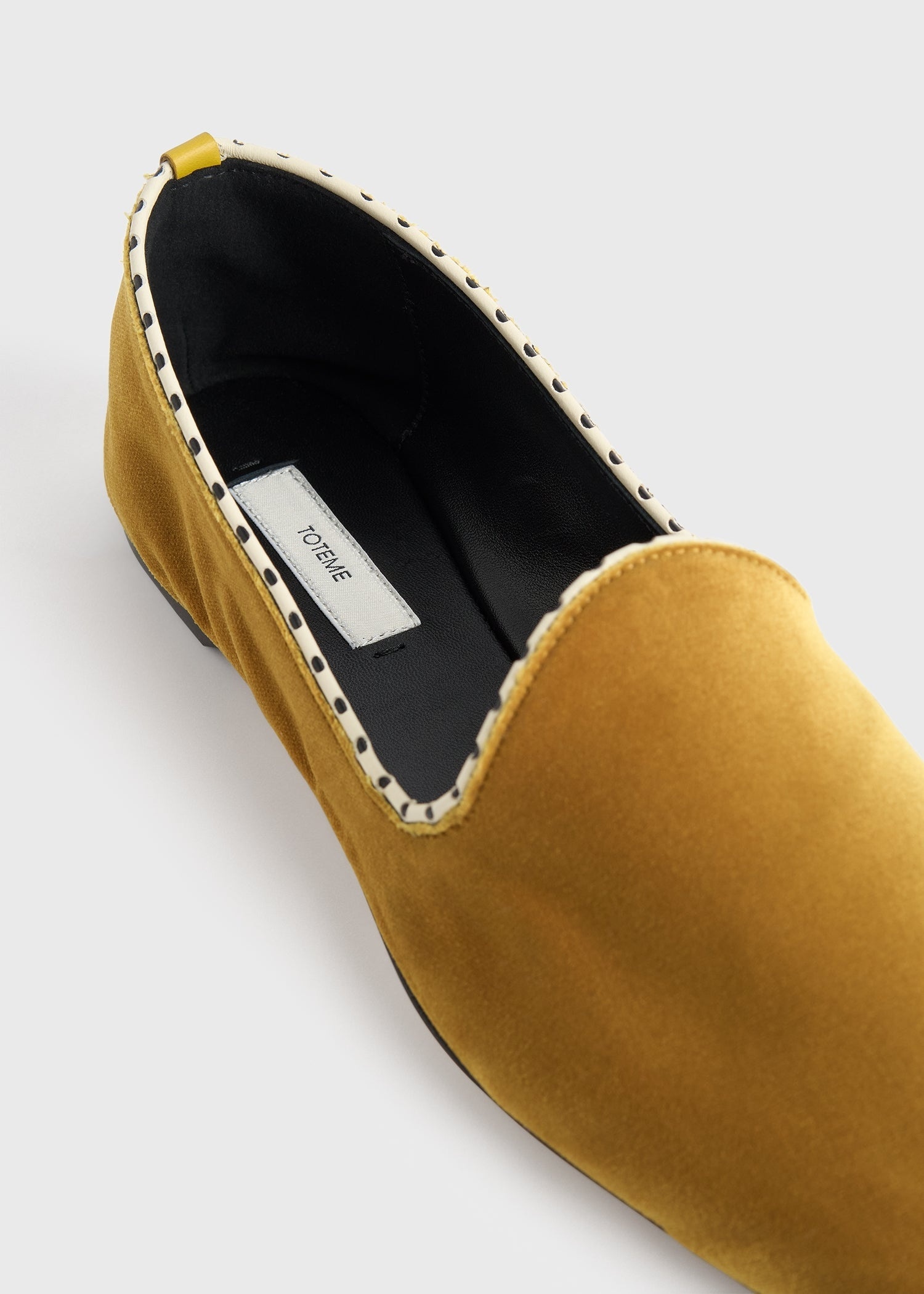 Velvet venetian slippers saffron - 5