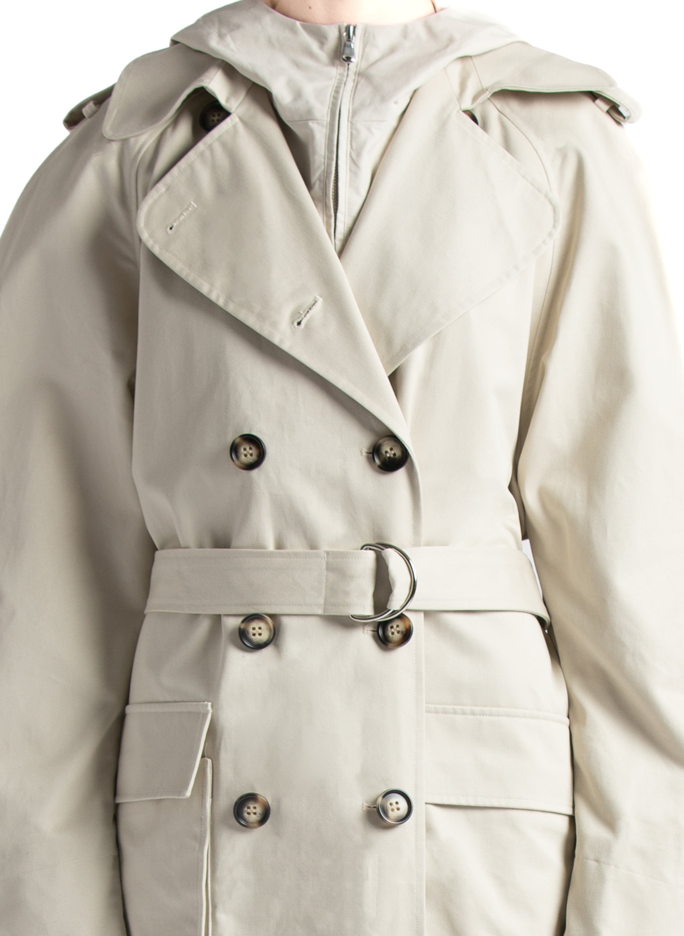 Pocket Trench Coat Gabardine - 2