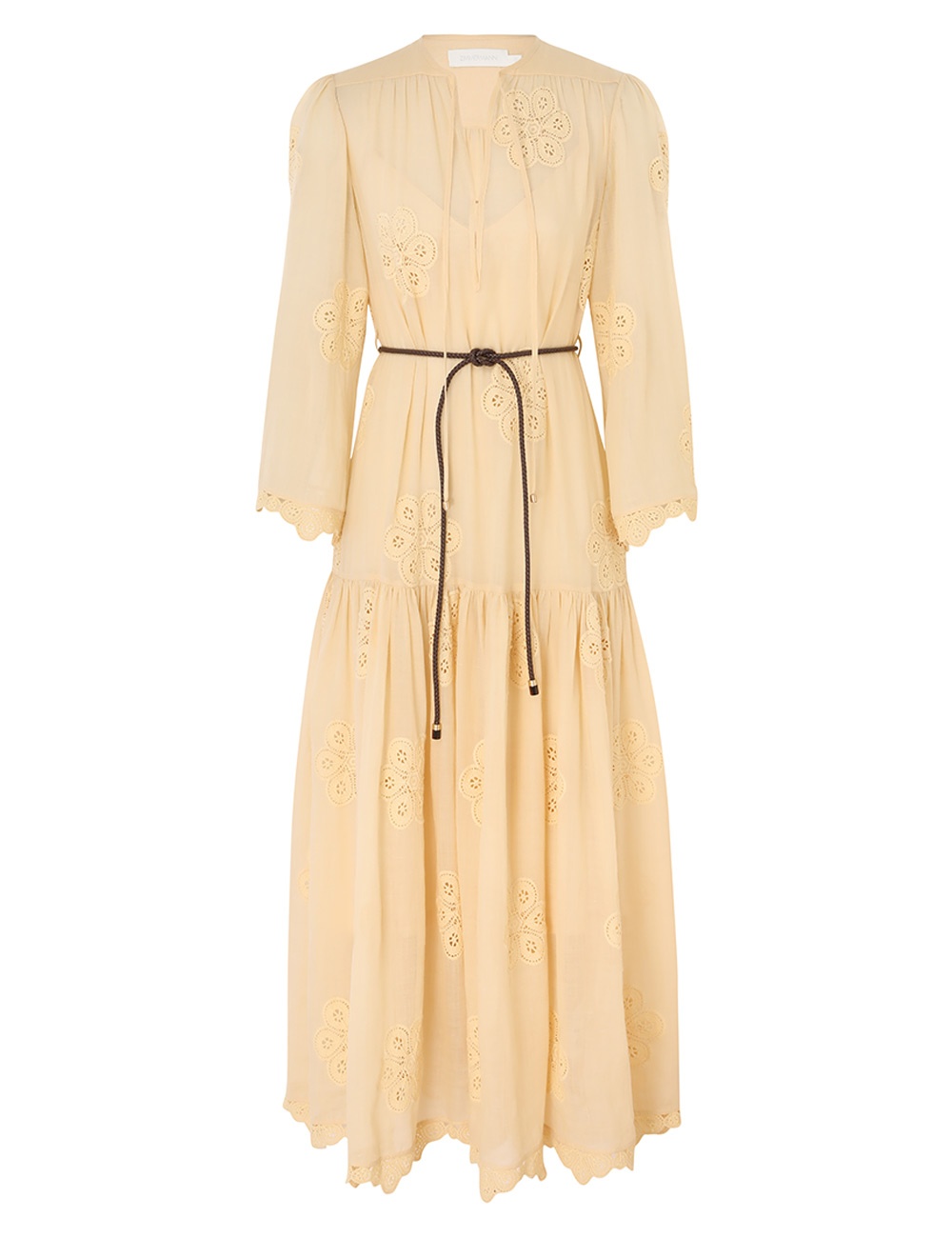 ACADIAN EMBROIDERED MAXI DRESS - 1