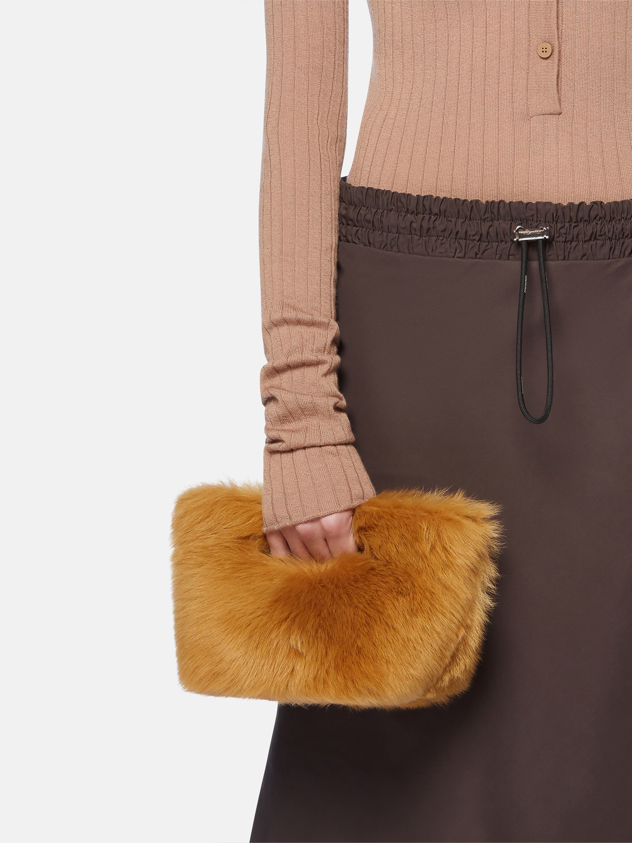 ''VIA DEI GIARDINI 15'' CARAMEL TOTE BAG - 2