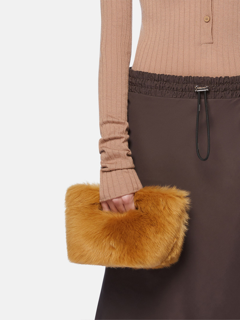 THE ATTICO ''VIA DEI GIARDINI 15'' CARAMEL TOTE BAG outlook