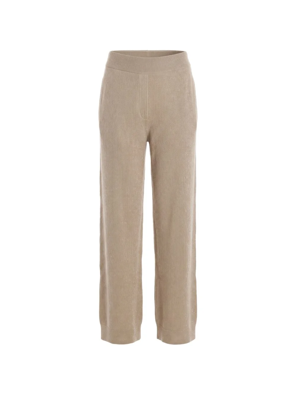 ribbed-knit cashmere trousers - 1