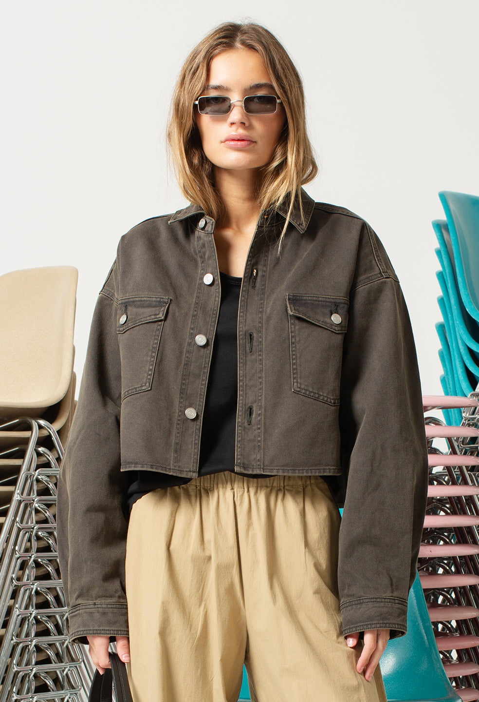 CROPPED HUDSON DENIM JACKET - 2