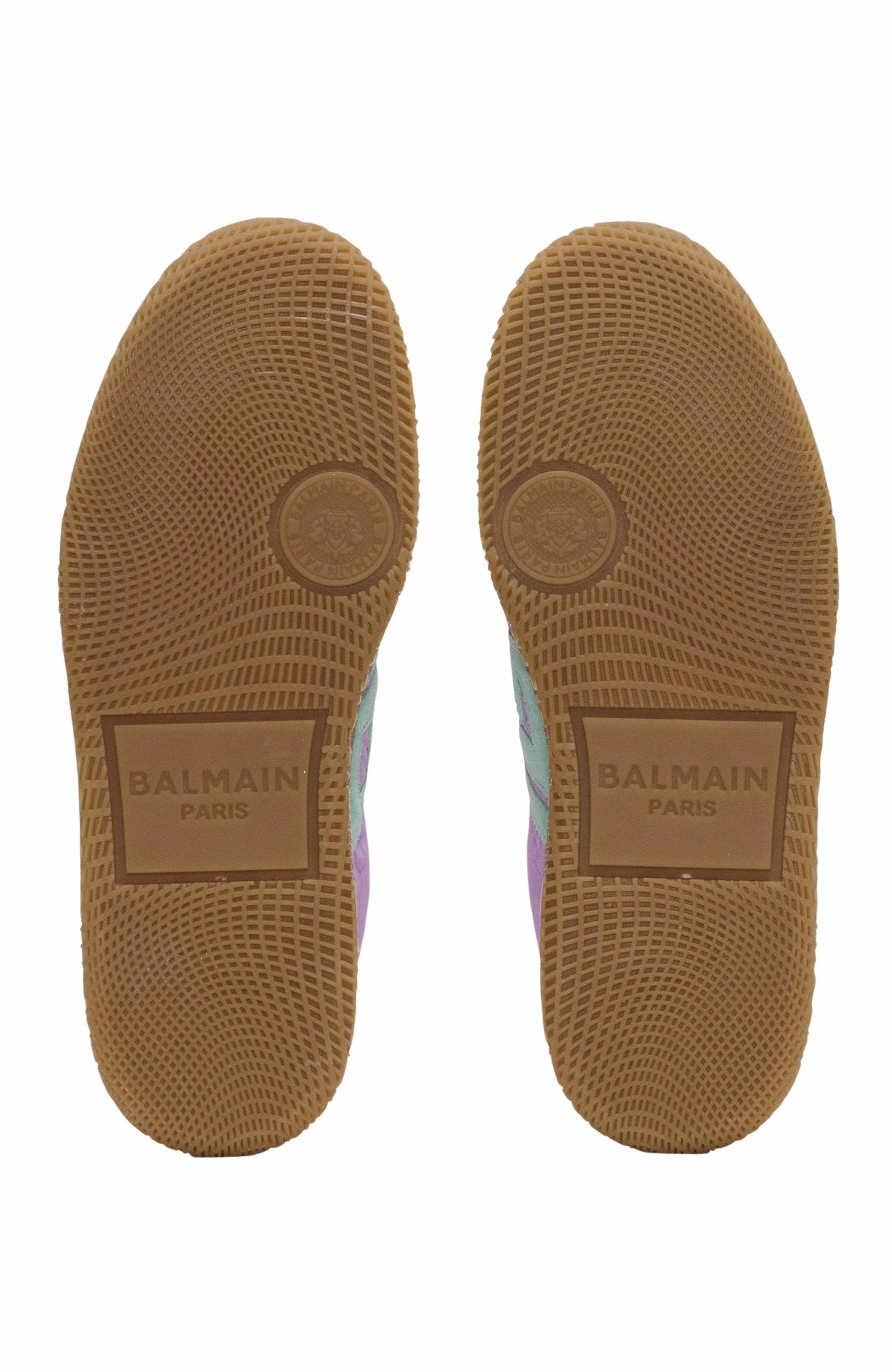 Balmain Swan Suede And Nylon Trainers in Multicolor at Nordstrom - 6