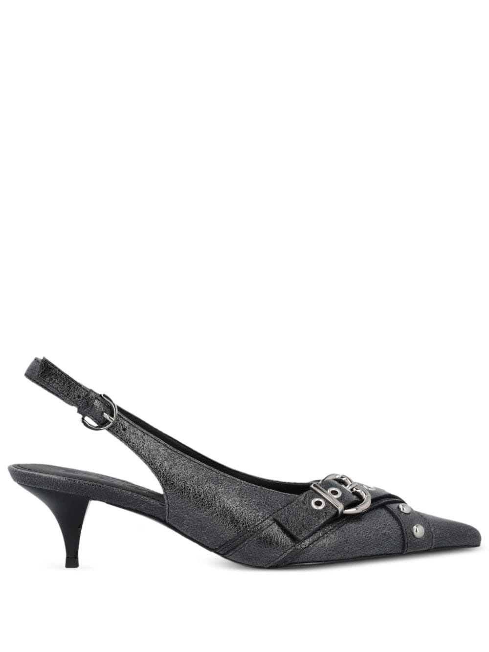 Ada 50mm slingback leather pumps - 1