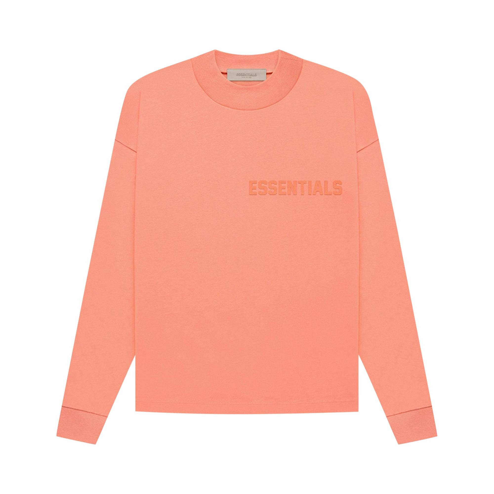 Fear of God Essentials Long-Sleeve Tee 'Coral' - 1