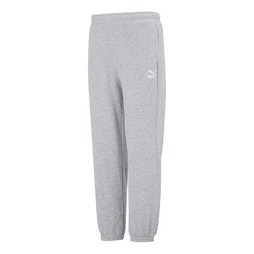 PUMA Logo Classics Pants 'Grey' 535261-04 - 1